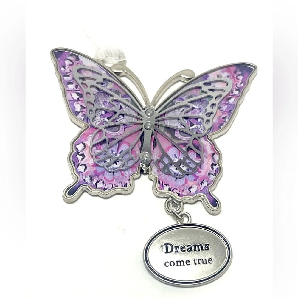Ganz Car Ornament Hanging Butterfly with Sentiment New with tags 18 choices - Picture 4 of 13
